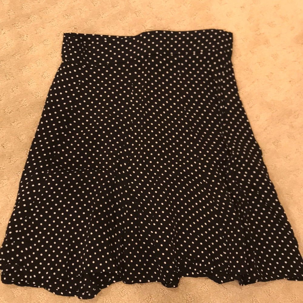 Brandy Melville polka dot skirt